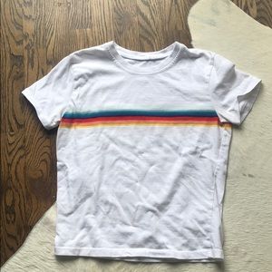 Brandy Melville rainbow striped shirt